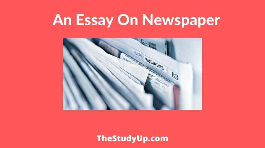 An essay on newspaper