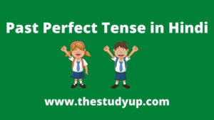 past perfect tense in hindi