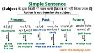simple sentences with example