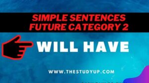 simple sentences Future Category 2