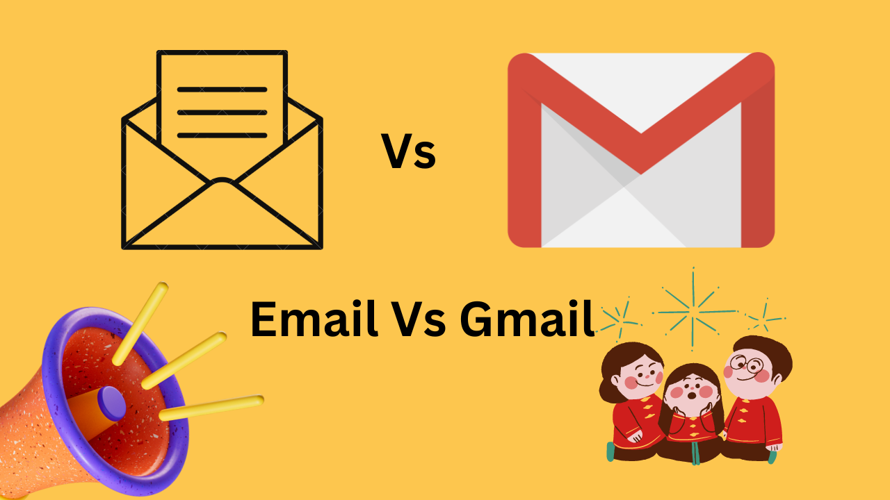 Email vs Gmail in hindi